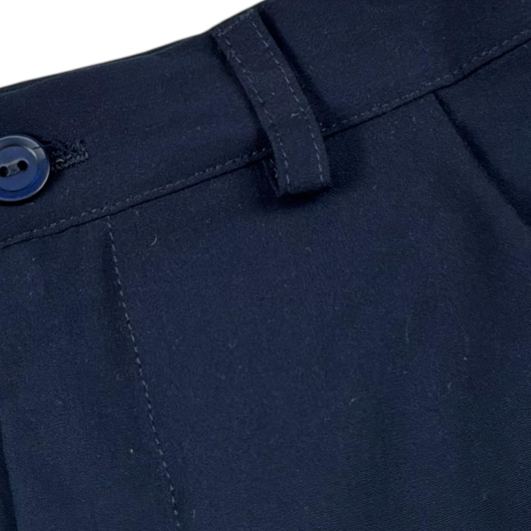 Le Bebe' Pantalone Tinta Unita con Girovita Regolabile per Neonato LBB4551 BLU LE BEBE' 
