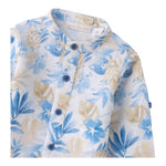 Sarabanda Camicia Manica Lunga Stampa Fantasia per Neonato 3B606 BIANCO SARABANDA 