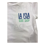 Please T-Shirt Girocollo Tinta Unita Con Maniche In Contrasto Bianco Per Neonato