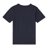 Guess T-Shirt Girocollo Tinta Unita con Stampa per Neonato N5RI20K8HM4NXXX BLU GUESS 