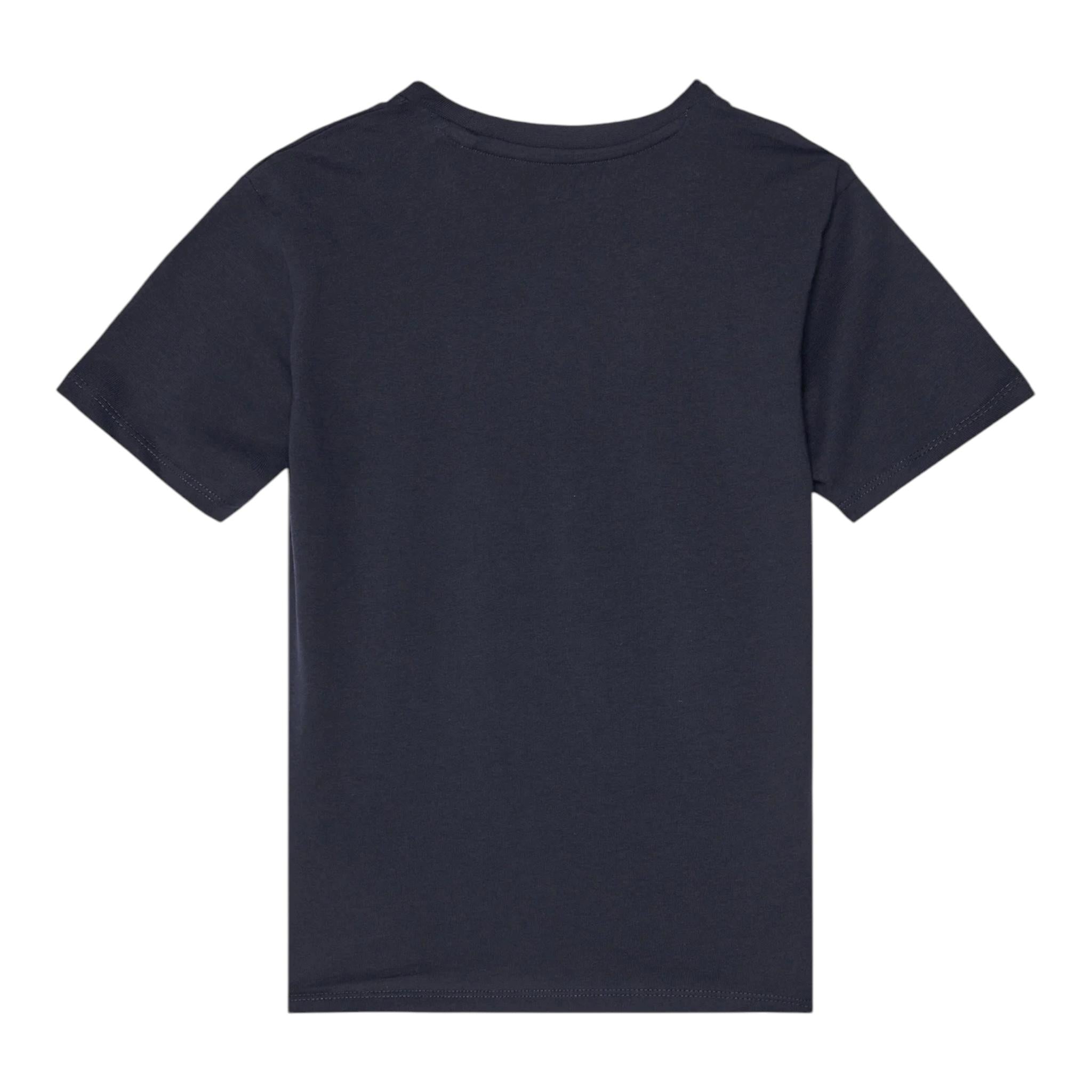 Guess T-Shirt Girocollo Tinta Unita con Stampa per Neonato N5RI20K8HM4NXXX BLU GUESS 