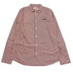 Saint Barth Camicia Manica Lunga Fantasia Righe per Bambino AGN0001 BIANCO/ROSSO SAINT BARTH 