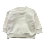 MOSCHINO felpa tinta unita girocollo con stampa logo Bianco per Neonato M8F03Q BIANCO MOSCHINO 