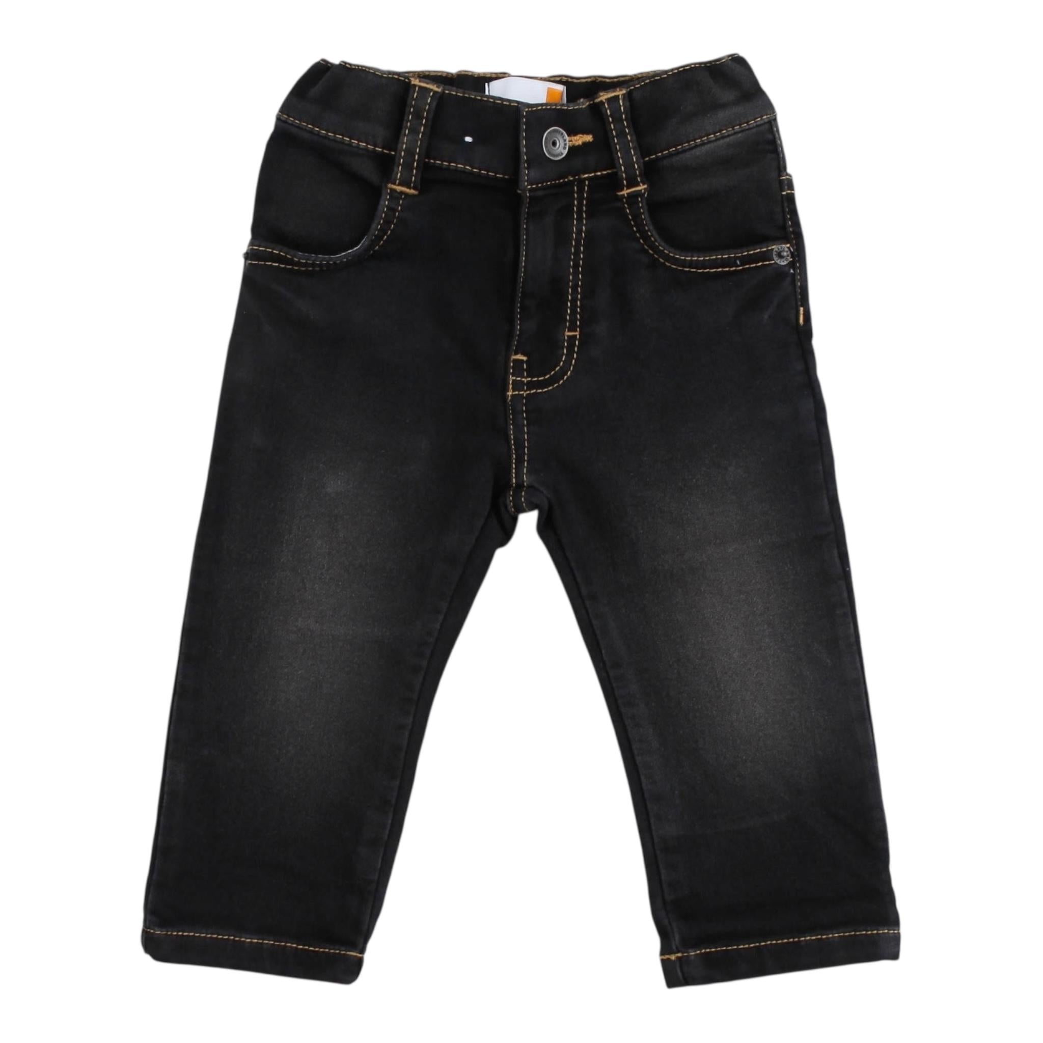 TIMBERLAND jeans tinta unita con girovita regolabile Nero per Neonato T60270 NERO TIMBERLAND 