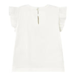 Mayoral T-Shirt Girocollo Tinta Unita con Stampa per Neonata 10422 BIANCO MAYORAL 