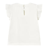 Mayoral T-Shirt Girocollo Tinta Unita con Stampa per Neonata 10422 BIANCO MAYORAL 