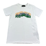 John Richmond T-Shirt Girocollo Tinta Unita con Stampa per Bambino RBP26042TS BIANCO JOHN RICHMOND 