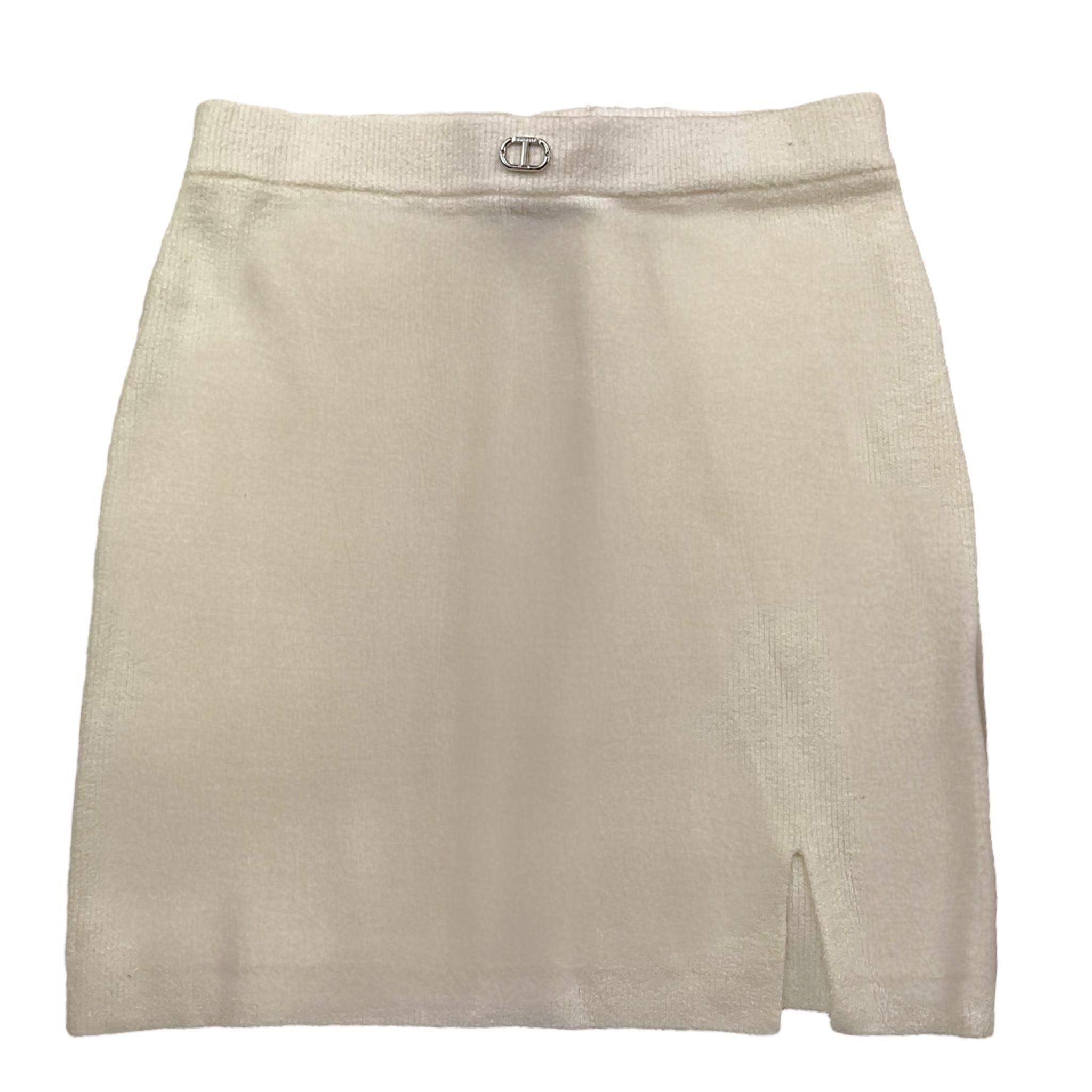 TWINSET gonna tinta unita con elastico in vita Bianco per Bambina 242GJ3202 BIANCO TWINSET 