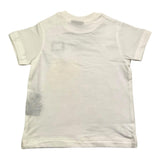 F**K T-Shirt Girocollo Tinta Unita Bianco Per Neonato