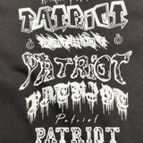 PATRIOT t-shirt girocollo tinta unita con stampa Nero per Neonato TS0012 NERO PATRIOT 