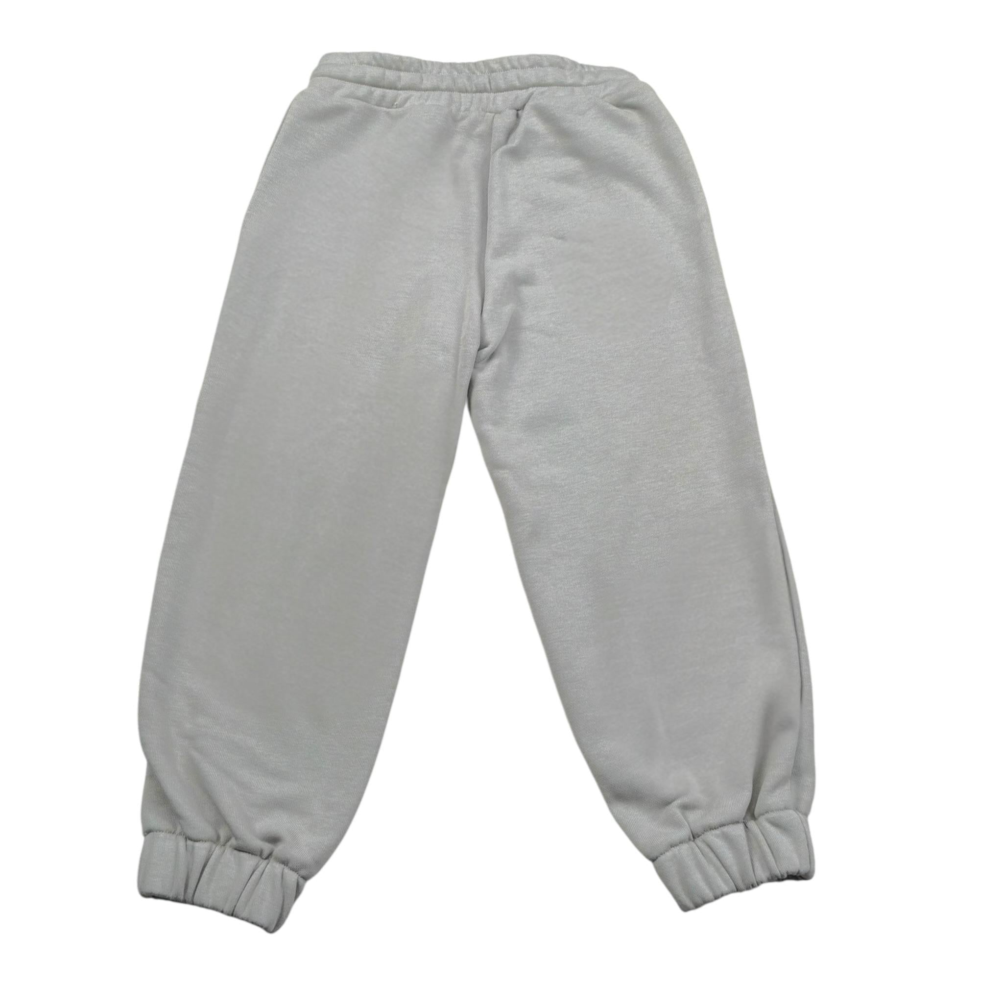 Please Pantalone Tinta Unita Modello Tuta per Bambino FJ18040B72 GRIGIO PLEASE 