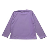 MOUSSE shirt girocollo tinta unita con stampa Viola per Neonata HKTL362L1N VIOLA MOUSSE 