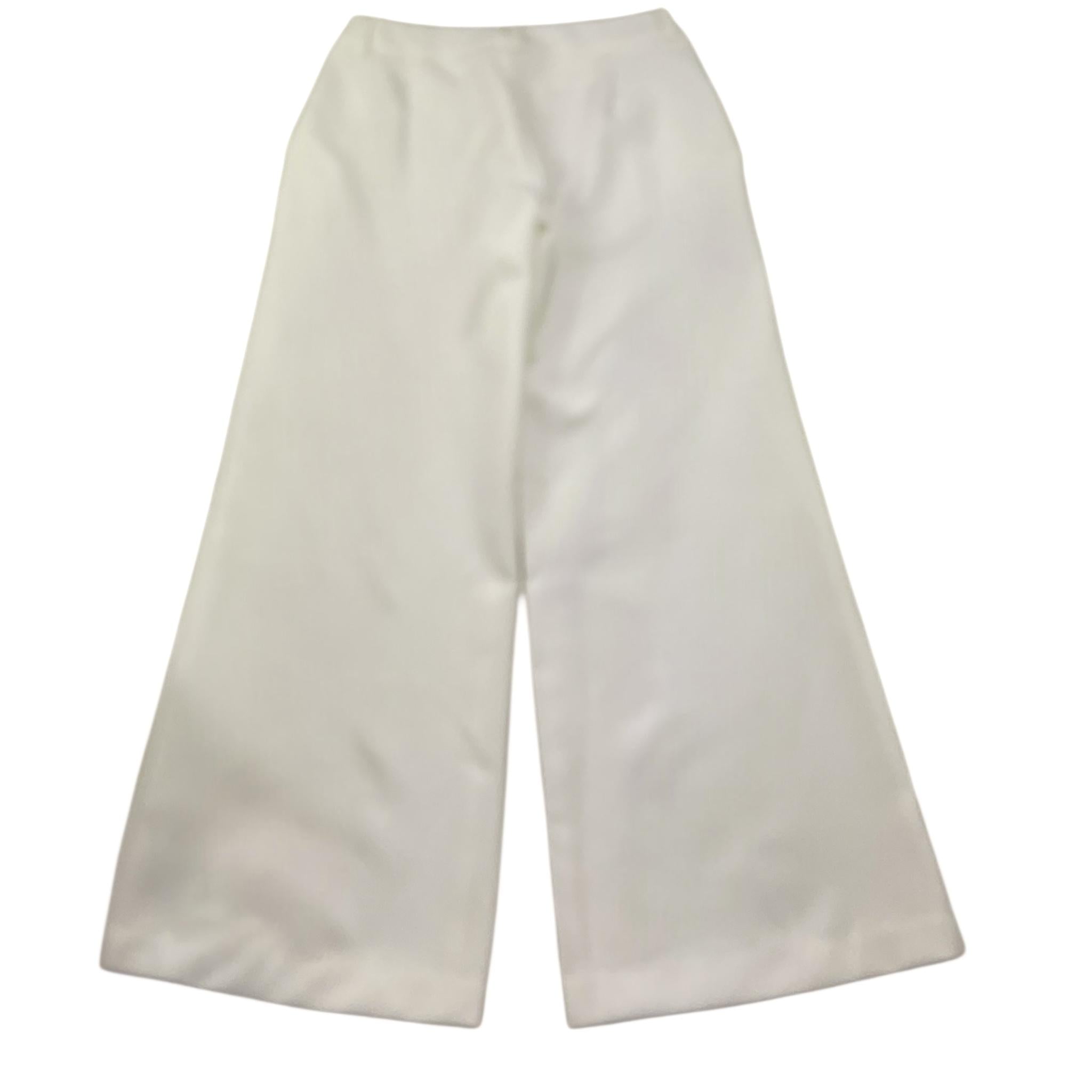 Fun & Fun Pantalone Tinta Unita Modello A Zampa per Bambina FNCJPT01074X PANNA FUN & FUN 