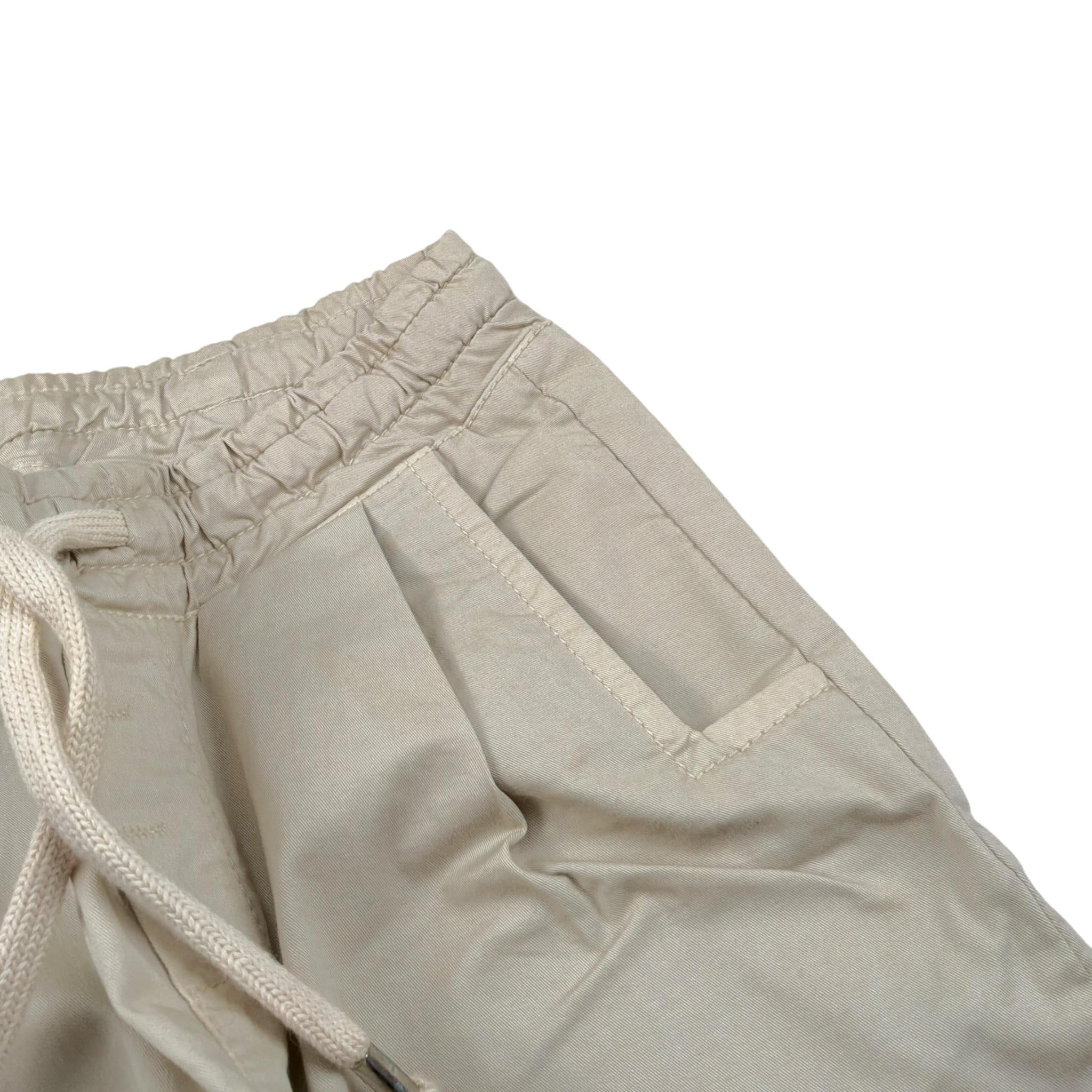 Numbers Pantalone tinta unita con Elastico In Vita Beige per Bambino RRJJR BEIGE NUMBERS 