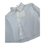 Vicolo Camicia Manica Lunga Tinta Unita per Neonata 3141CY1127N PANNA VICOLO 