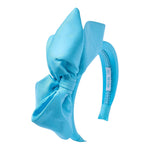 Abel & Lula Cerchietto Tinta Unita con Fiocco per Bambina 5452 AZZURRO ABEL & LULA 