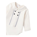 MINI BANDA camicia tinta unita modello body Bianco per Neonato 3A600 BIANCO MINI BANDA 