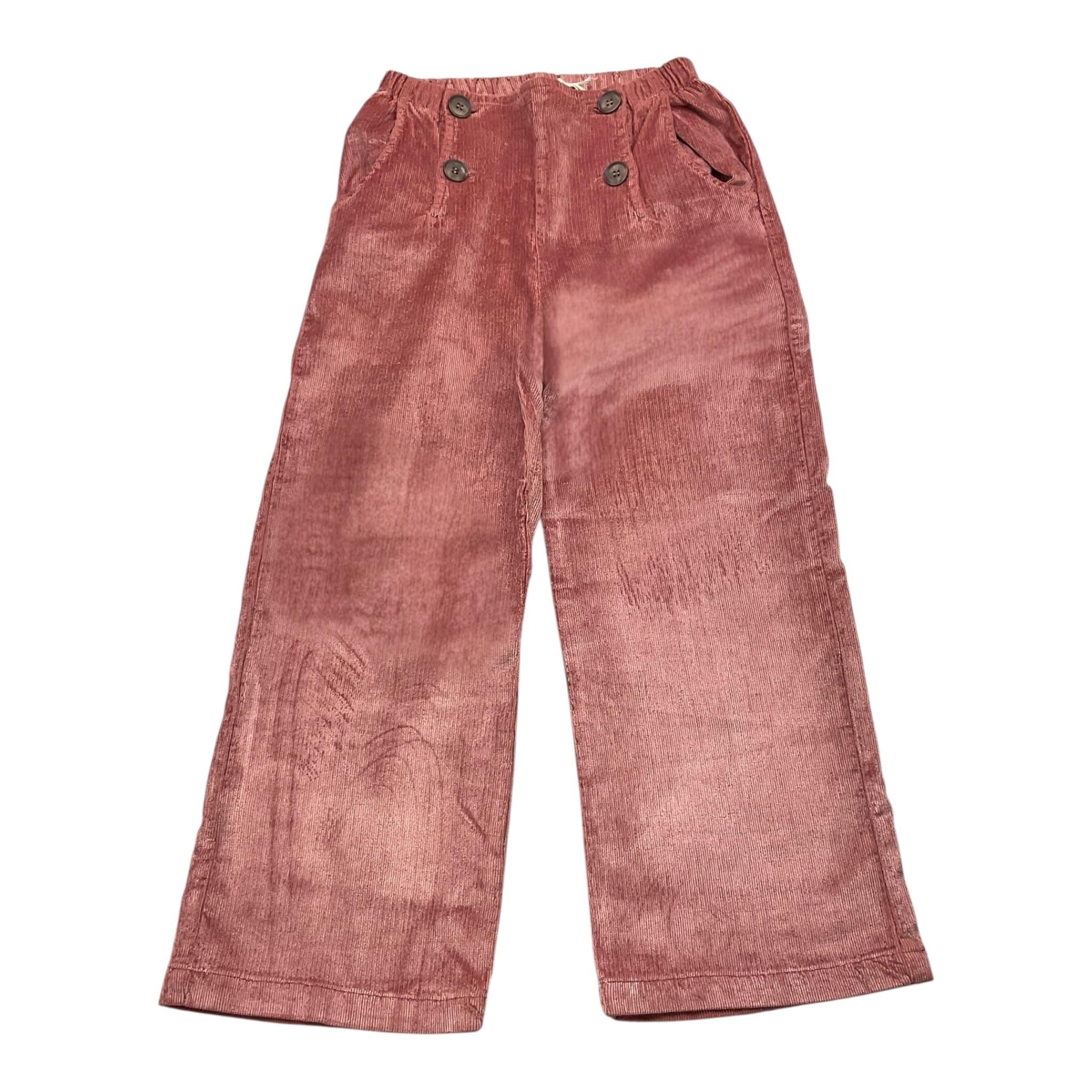 ZHOE & TOBIAH pantalone tinta unita con elastico in vita Rosa per Bambina PJK9 ROSA ZHOE & TOBIAH 