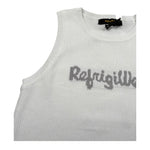 Refrigiwear Top Giromanica Tinta Unita con Stampa Logo per Bambina 334TRFJS25 BIANCO REFRIGIWEAR 