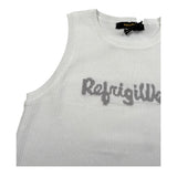Refrigiwear Top Giromanica Tinta Unita con Stampa Logo per Bambina 334TRFJS25 BIANCO REFRIGIWEAR 