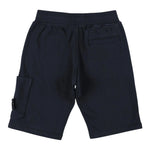Stone Island Bermuda Tinta Unita con Logo per Bambino K1S166200006 BLU STONE ISLAND 