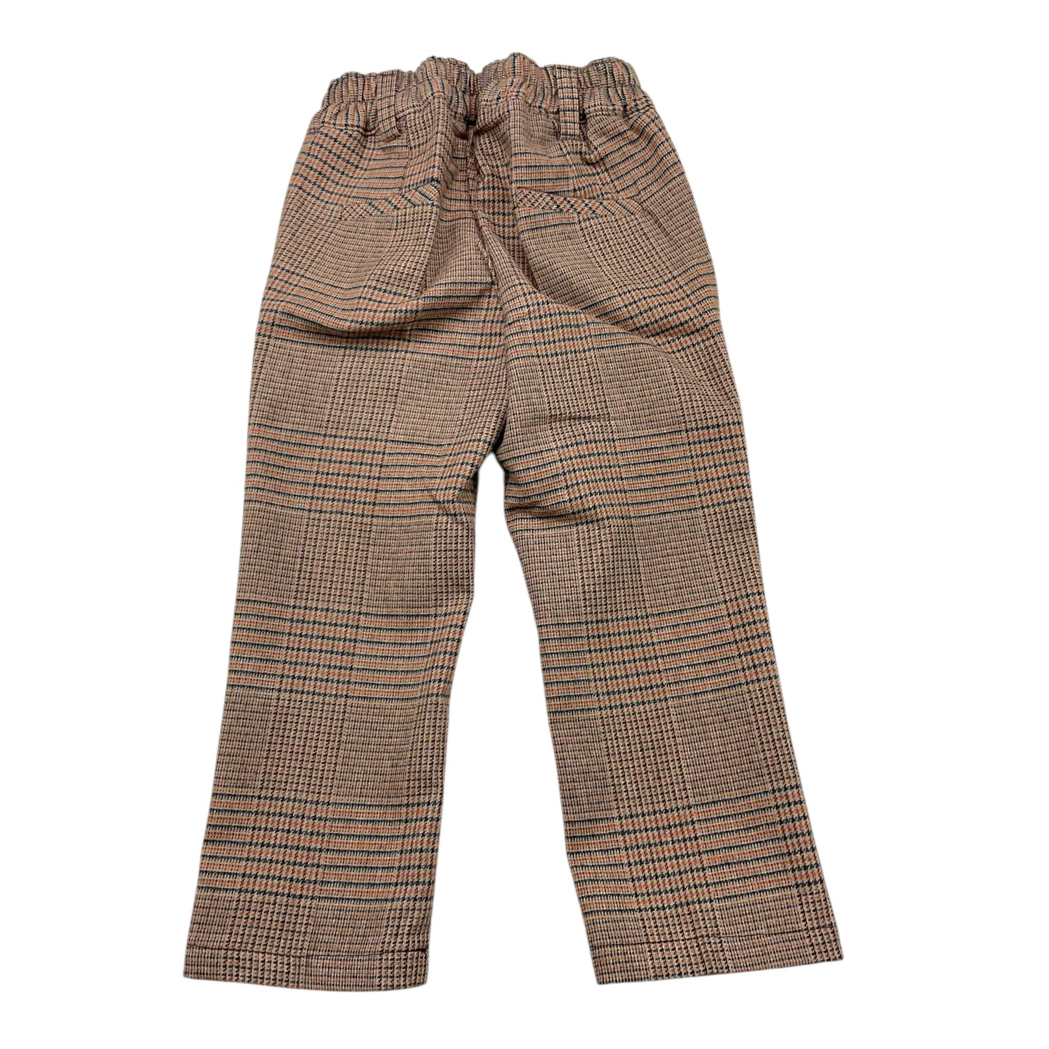EMANUEL PRIS pantalone tinta unita con microfantasia Marrone per Bambino EPT6707N MARRONE EMANUEL PRIS 