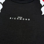 John Richmond T-Shirt Girocollo Tinta Unita con Stampa per Bambino RBP26142TS NERO JOHN RICHMOND 