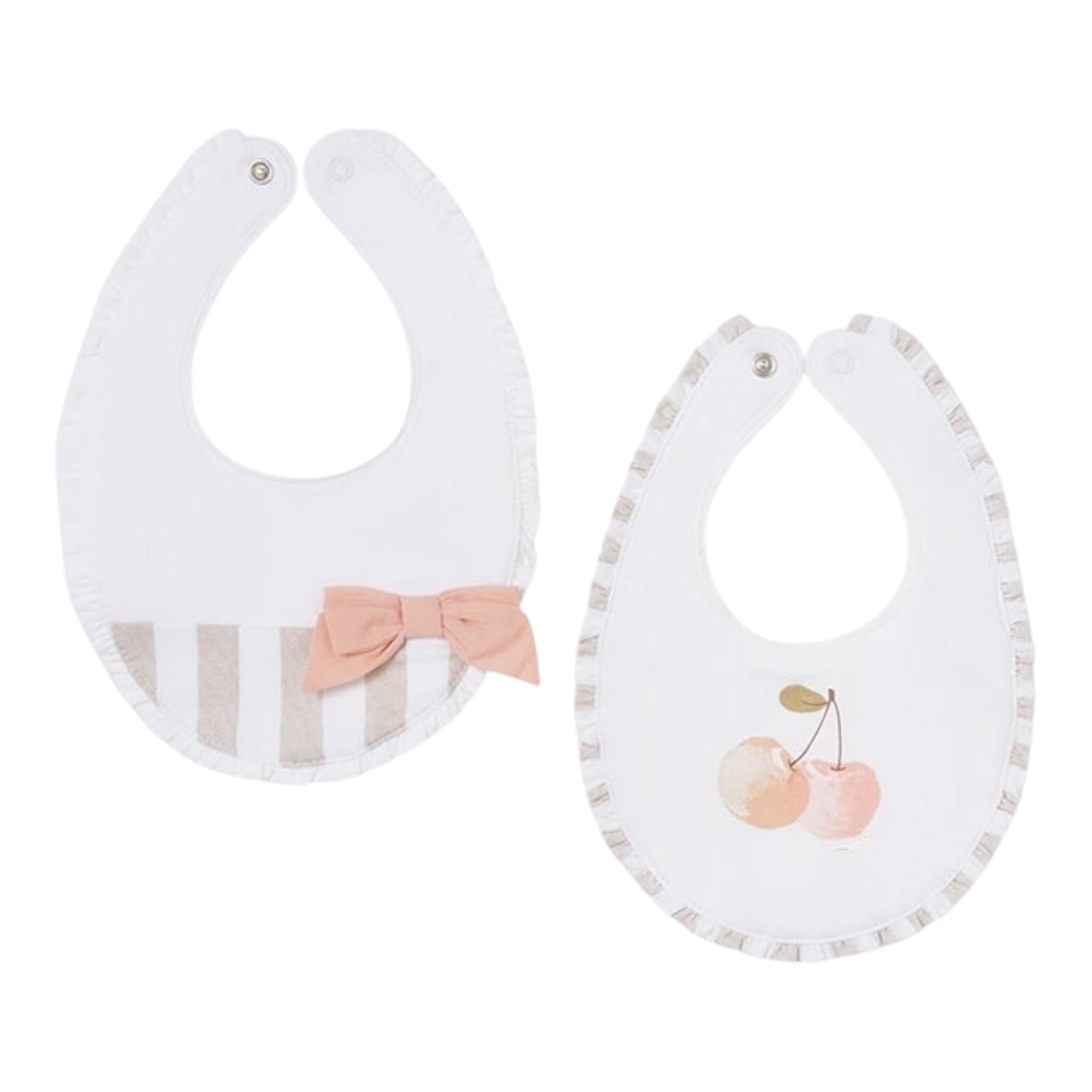 Mayoral Set Bavetta 2 Pezzi Tinta Unita per Neonata 909532 PANNA MAYORAL 