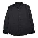 Antony Morato Camicia Manica Lunga Tinta Unita per Bambino MKSL00287 NERO ANTONY MORATO 