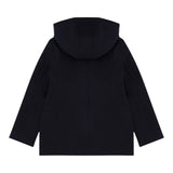EMPORIO ARMANI cappotto tinta unita con zip e cappuccio Blu per Bambino 6L4BL0 BLU EMPORIO ARMANI 