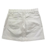 Lu Lu By Miss Grant Gonna Tinta Unita con Elastico In Vita per Bambina LL3562 BIANCO LU LU BY MISS GRANT 