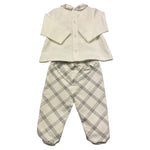 LE BEBE' completo 2 pezzi shirt-ghettina tinta unita Bianco per Neonata LBG5973 BIANCO LE BEBE' 