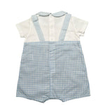 Laranjinha Pagliaccetto Bicolore con Stampa per Neonato 92909V5766R73 BIANCO/AZZURRO LARANJINHA 