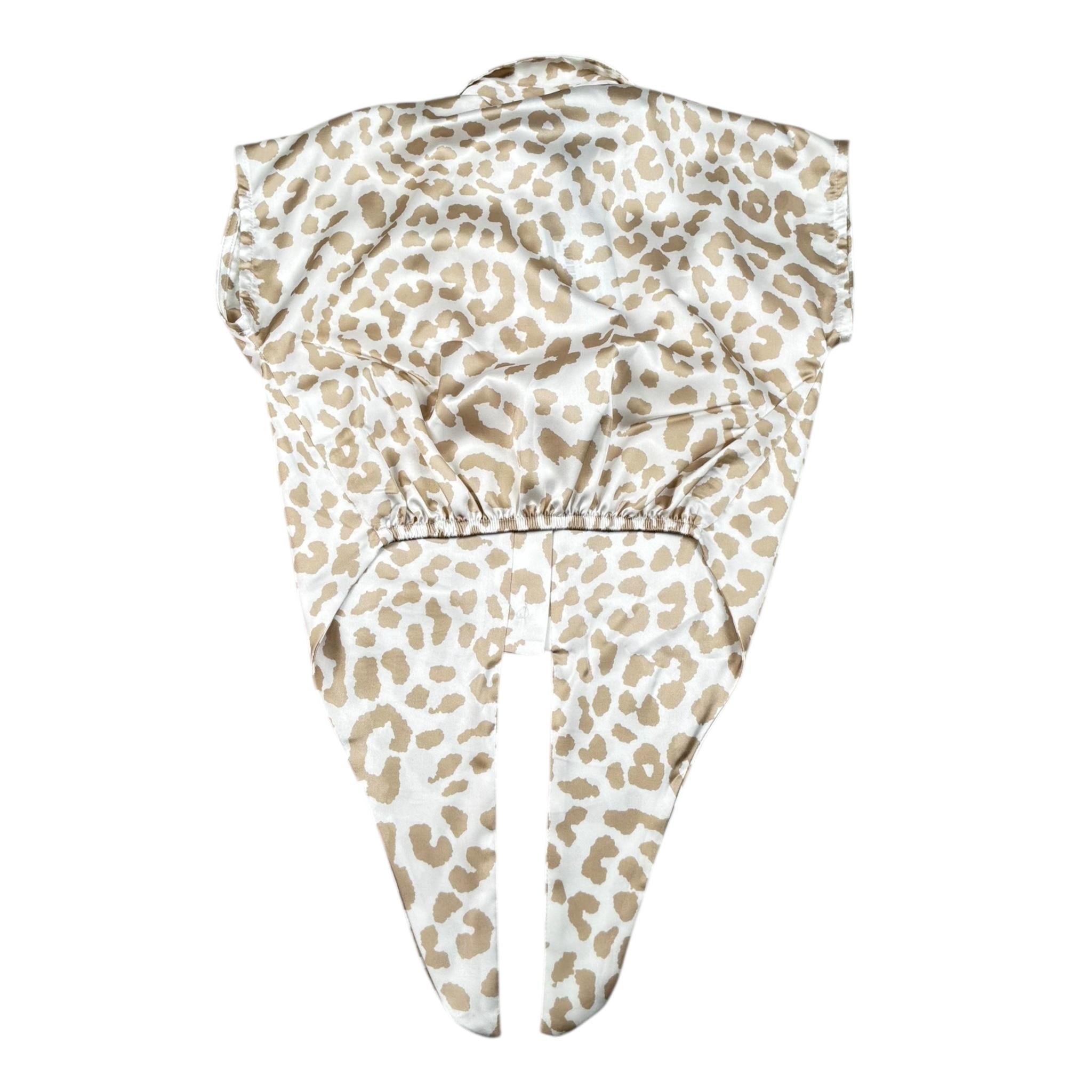 Relish Camicia Giromanica con Stampa Maculata per Bambina 18684 BIANCO RELISH 