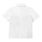 Missoni Camicia Mezza Manica Tinta Unita Bianco Per Bambino