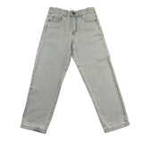 Aspesi Jeans Tinta Unita con Girovita Regolabile per Bambino S25072PLJ0042 AZZURRO ASPESI 