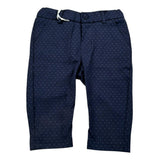 Mini Banda Pantalone Tinta Unita con Elastico In Vita per Neonato 3B622X BLU MINI BANDA 