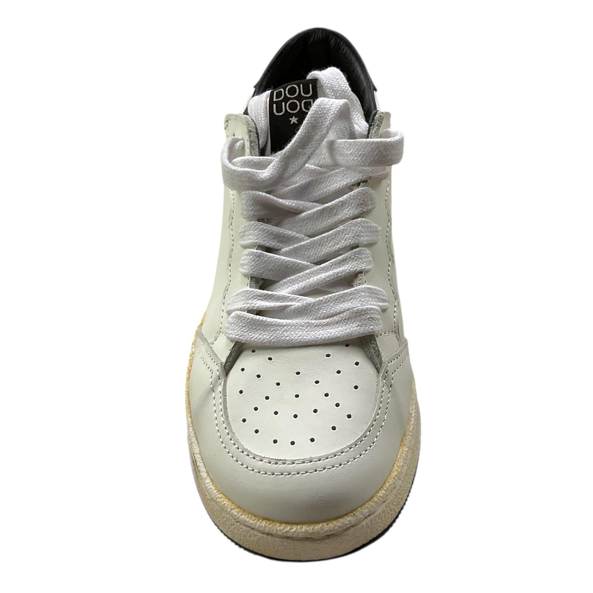 Dou Dou Sneakers Tinta Unita con Lacci per Bambino GIBA375 BIANCO DOU DOU 