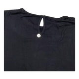 IMPERIAL KIDS shirt tinta unita con rouches Nero per Bambina FJ63230G68 NERO IMPERIAL KIDS 