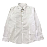 Manuel Ritz Camicia Manica Lunga Tinta Unita con Logo per Bambino MR2900 BIANCO MANUEL RITZ 