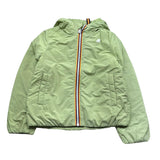 K-Way Giubbino Tinta Unita con Zip E Cappuccio per Bambino K7142QW VERDE K-WAY 