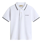 Woolrich Polo Mezza Manica Tinta Unita con Profili In Contrasto per Bambino CFWKPO0040MRUT BIANCO WOOLRICH 