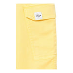 Msgm Gonna In Denim Tinta Unita con Girovita Regolabile per Bambina S5MSJGSK108 GIALLO MSGM 