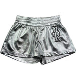 John Richmond Short Tinta Unita con Elastico In Vita per Bambina RGP26044SH ARGENTO JOHN RICHMOND 