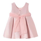 Abel & Lula Abito Cerimonia Tinta Unita Giromanica per Bambina 50098J ROSA ABEL & LULA 