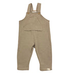 CALAMARO salopette tinta unita con logo Fango per Neonato 32466X FANGO CALAMARO 