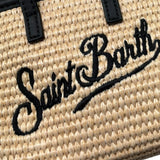 Saint Barth Borsa Tinta Unita con Logo E Tracolla per Bambina 00421L BEIGE SAINT BARTH 