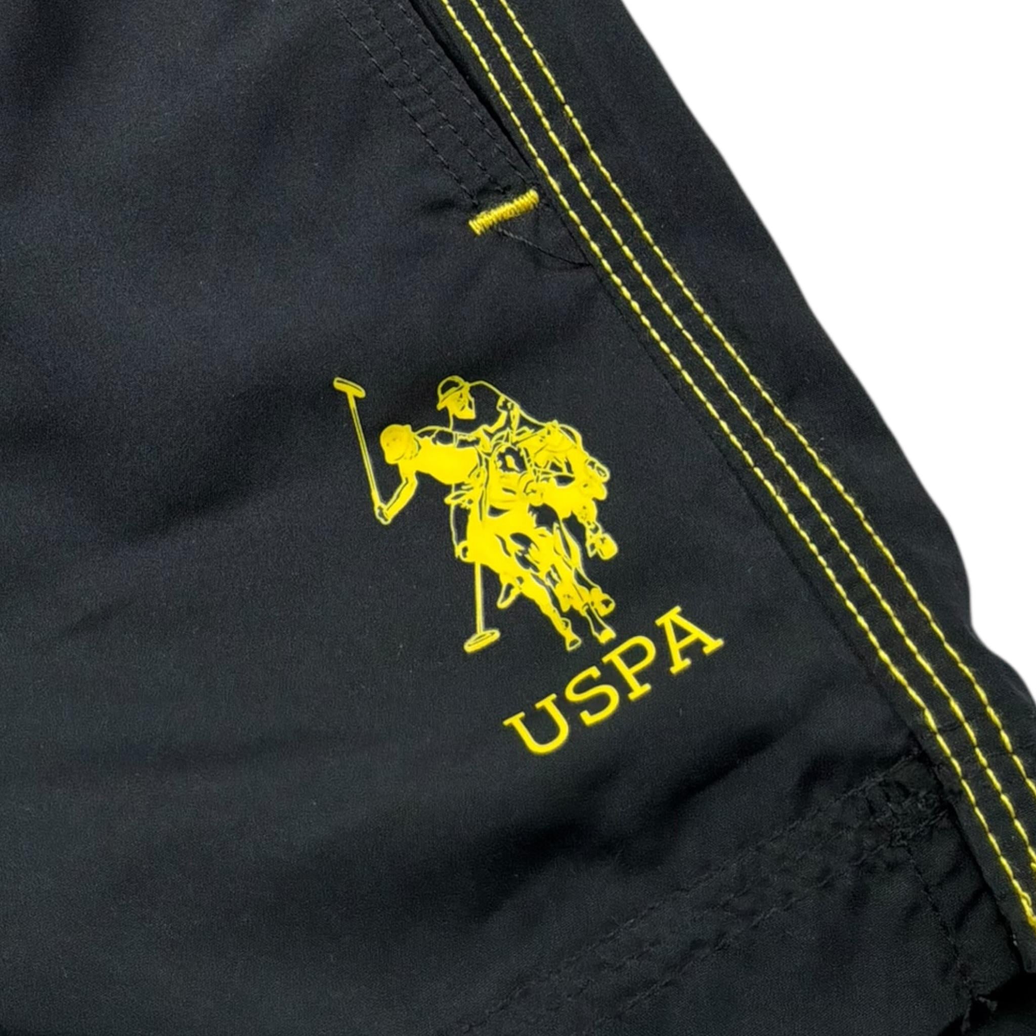 U.S. Pollo Assn Costume Modello Boxer tinta unita Nero per Bambino 65479 NERO U.S. POLLO ASSN 