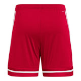 Adidas Bermuda Tinta Unita con Logo per Bambino JN5455 ROSSO Adidas 