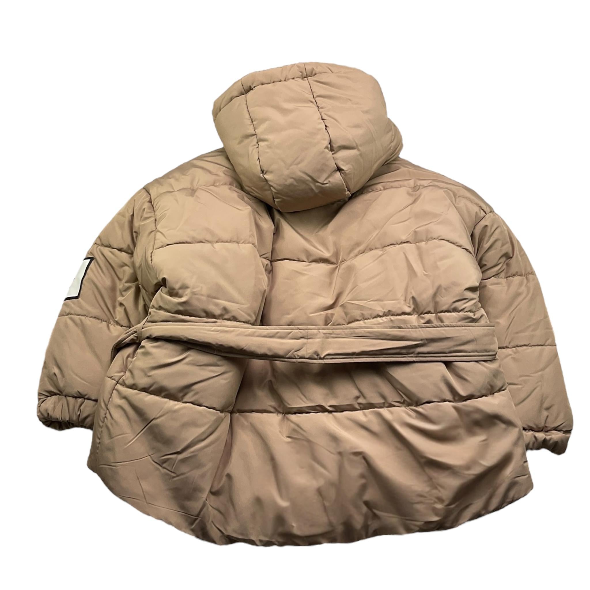 DOU DOU giubbino tinta unita con zip e cappuccio Beige per Bambina DV2P90X BEIGE DOU DOU 